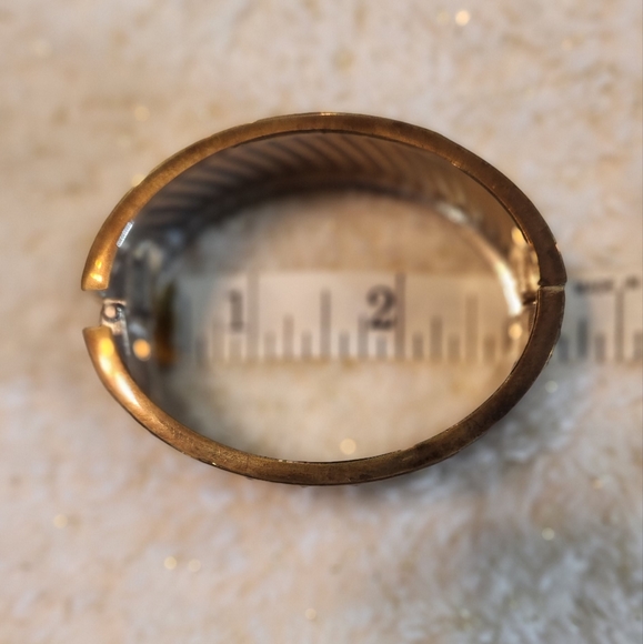 Goldtone Cuff Bracelet - Picture 2 of 4